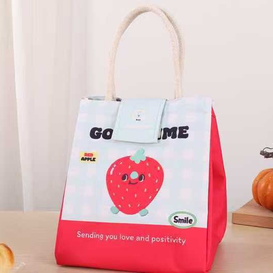 Aluminum Foil Insulated Lunch Box Bag Little Yellow Duck Lunch Bag Children's Lunch Student Lunch Bag Aluminum Foil Lunch Bag Meal Bag Wholesale