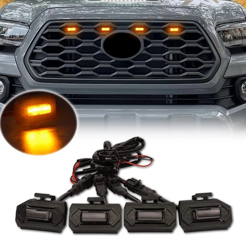 2020-21 New Tacoma Grille Light Tacoma Trd Sports Version Off-Road Version Grille Small Yellow Light