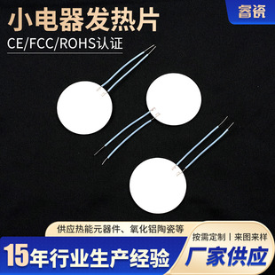 Hair Dryer Ceramic Heating Element for Household Appliances 100W High Power High Temperature Resistance High Efficiency Heat Conduction Round Ceramic Heating Element