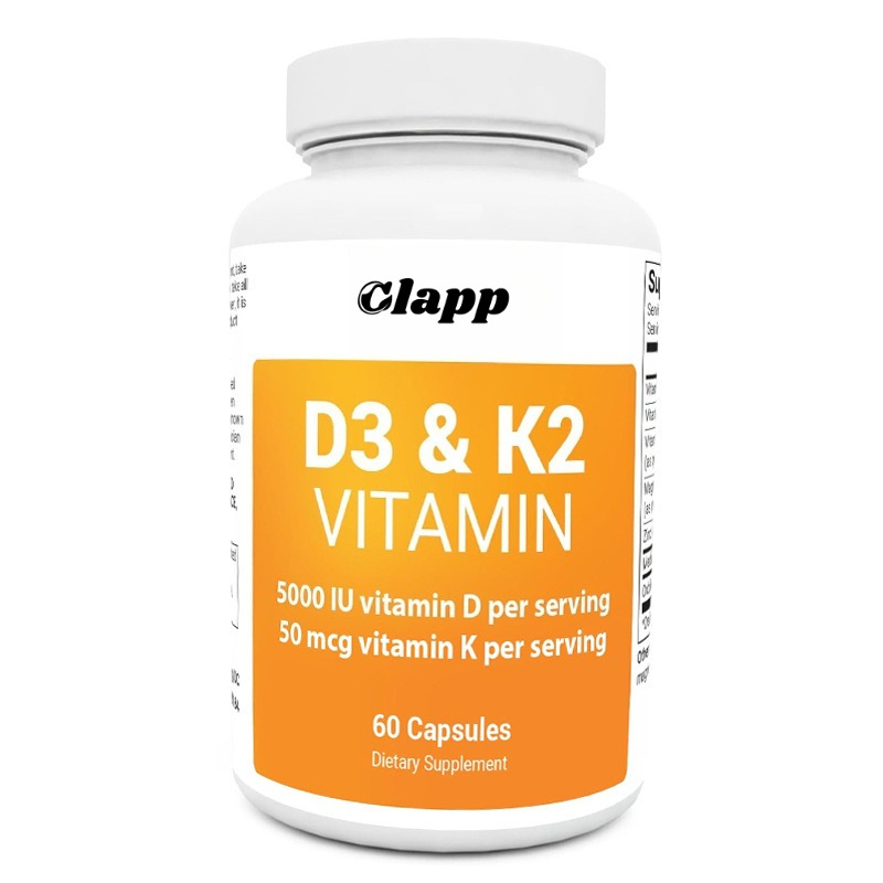 10000 IU维生素 D3,100 微克 MK7维生素 K2