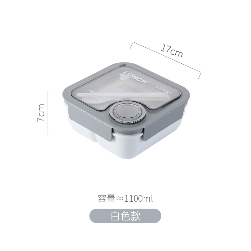 Juego de loncheras portátiles para estudiantes de paja de trigo de estilo japonés