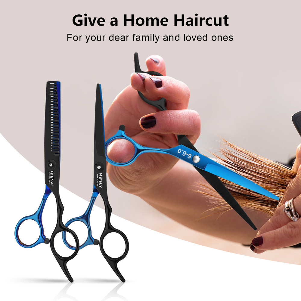 HIENA Cross-border Export Professional Set For Cutting Bangs, Thinning Scissors, And Hairdressing Scissors_voghion.com