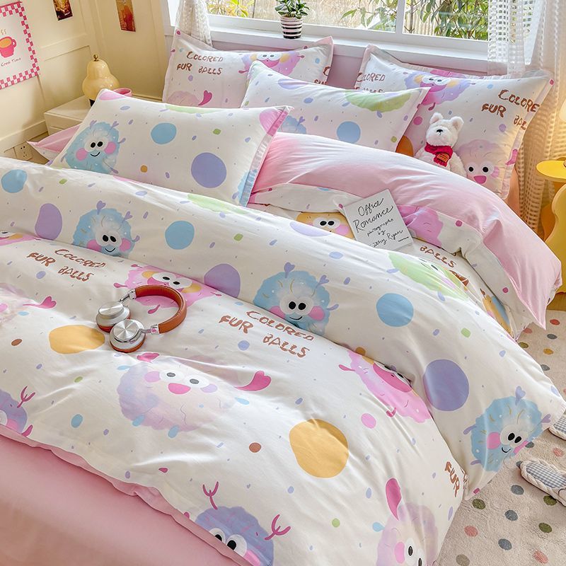 Funda de edredón gruesa de algodón puro pieza individual 100% algodón 150x200X230 funda de edredón cama individual dormitorio de estudiantes de invierno niñas