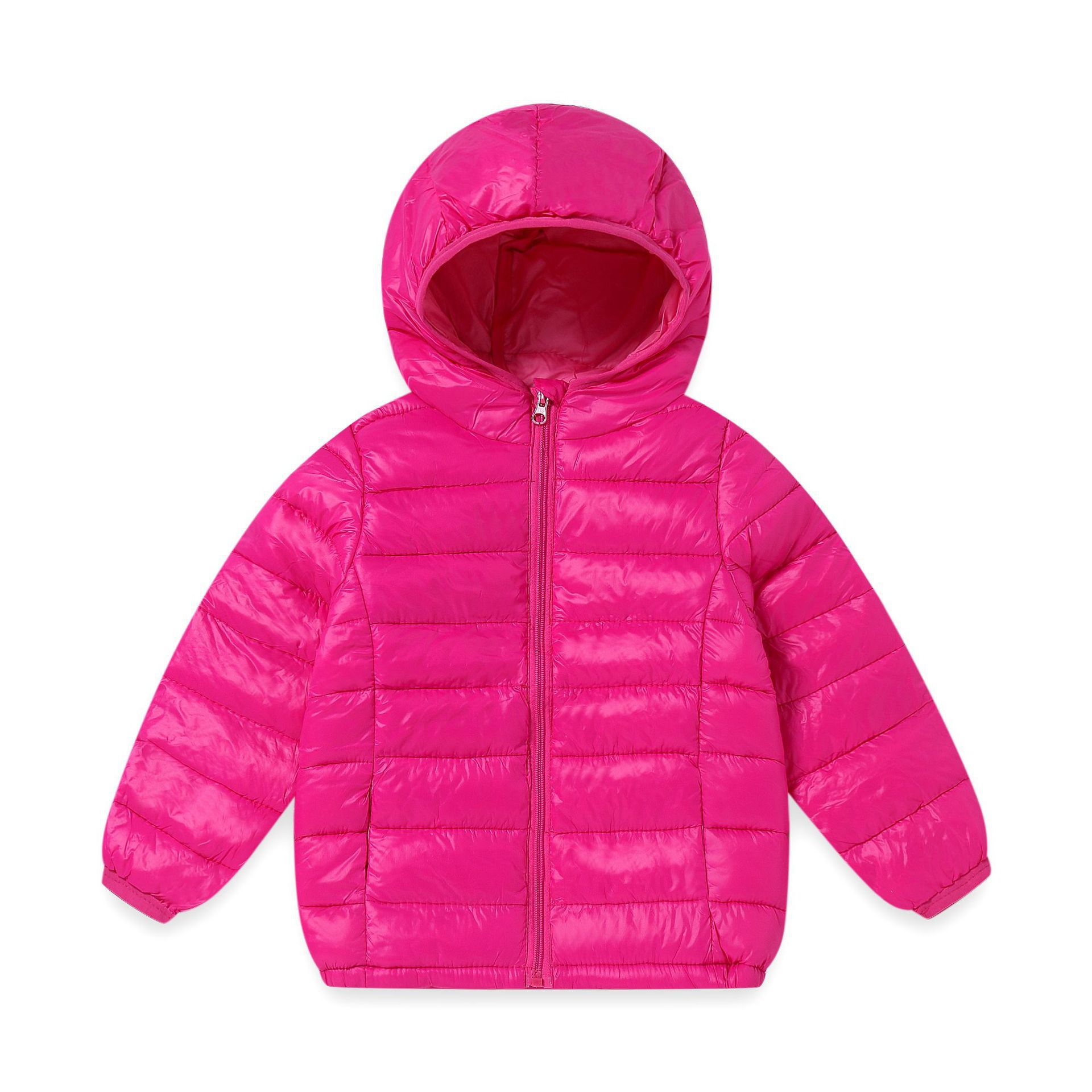 2024 nuevos niños abajo chaqueta acolchada de algodón ligero medio y grande de los niños abajo abrigo de algodón acolchado Otoño e Invierno chaqueta acolchada de algodón abrigo de bebé