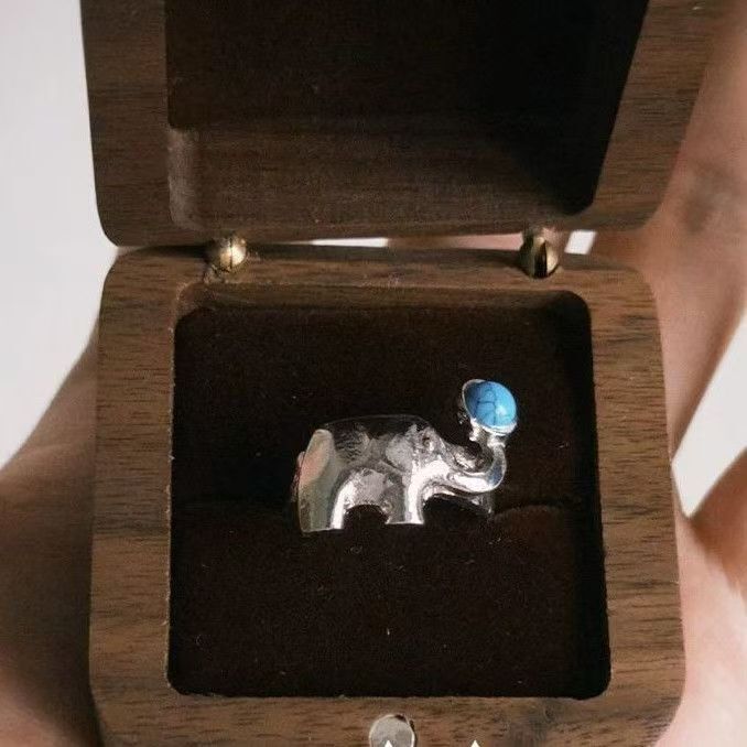 Luck Elephant Summer Limited Edition: Thai Chiang Mai Handmade Ring, a delicate and unique ring for women, adjustable in size