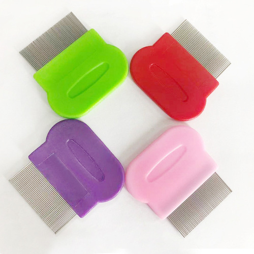 Pet Stainless Steel Dental Comb for Cats and Dogs, Dealing with Floating Hair and Shedding, Styling Comb