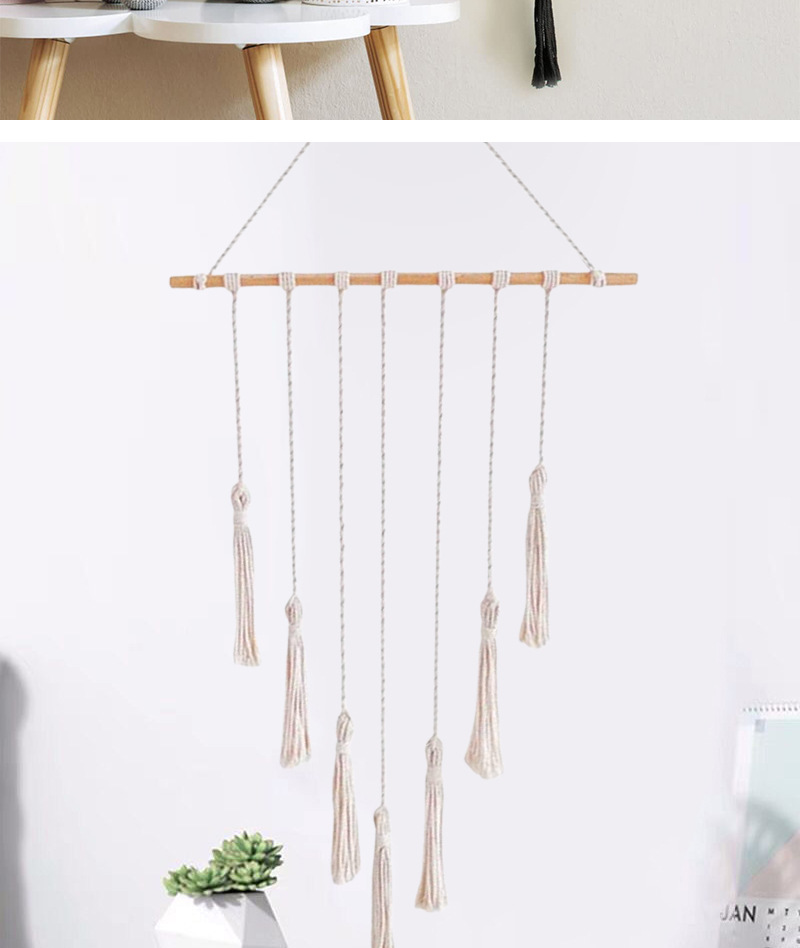 ins Nordic Handwoven Decorative Storage Tapestry Hanging Home Photo Wall Rack_voghion.com