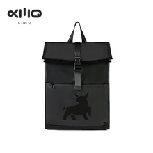 KWQ双肩包男士通勤短途差旅大容量笔记本电脑led背包书包扩容LED