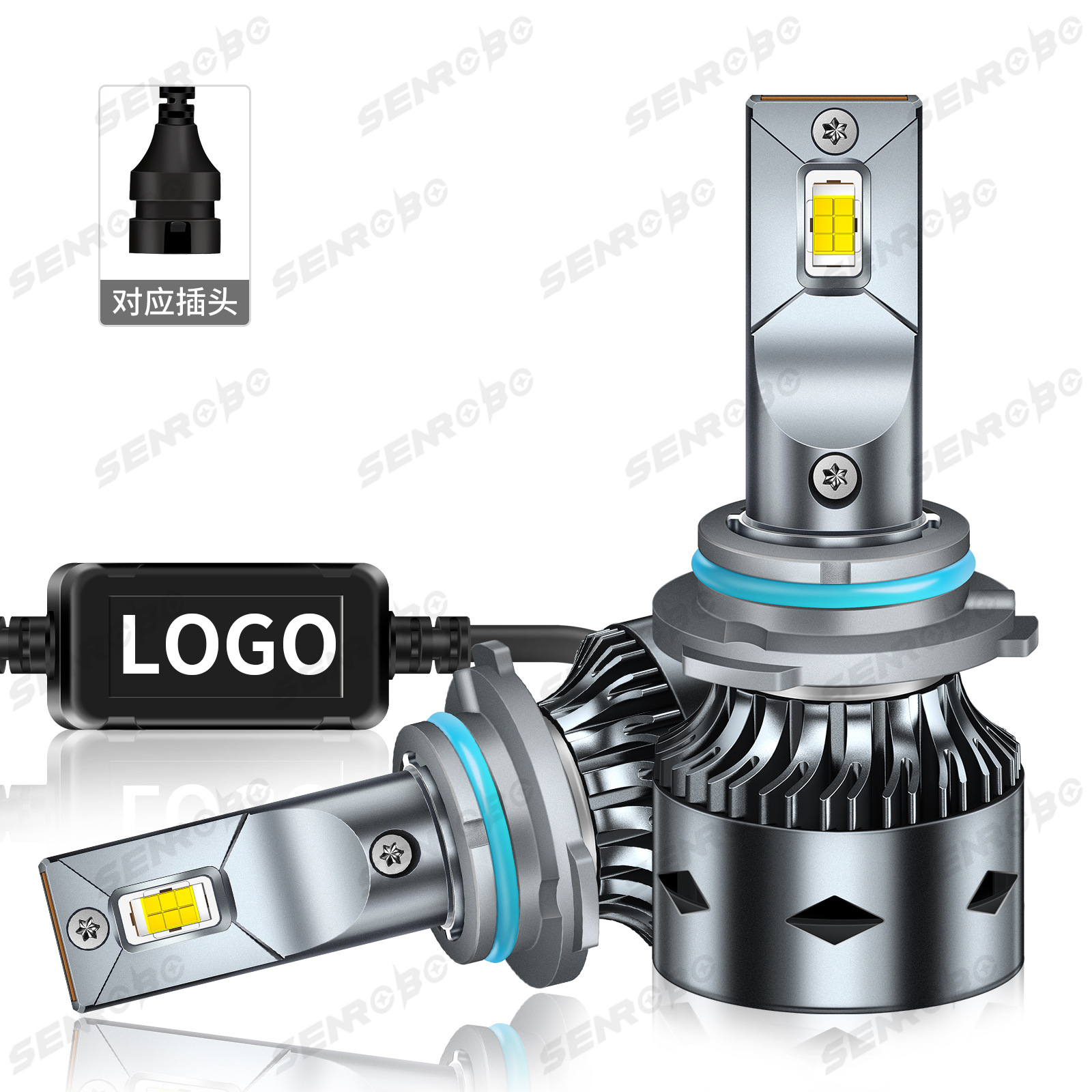 Faros LED de coche transfronterizos H7 H1 H11 Super brillante H4 faros de coche modificados 9005 9006 image 12
