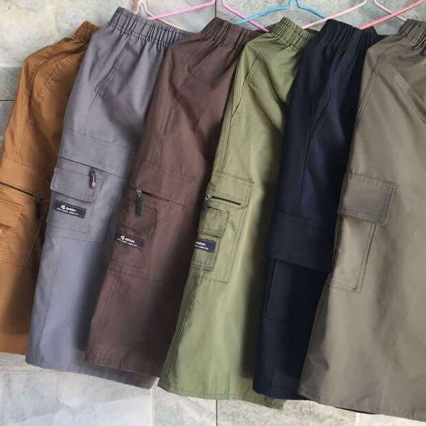 2024 Wholesale Amazon Plus Size Five-Point Pants Cargo Shorts Loose Men's Multi-Pocket Men's Cargo Shorts