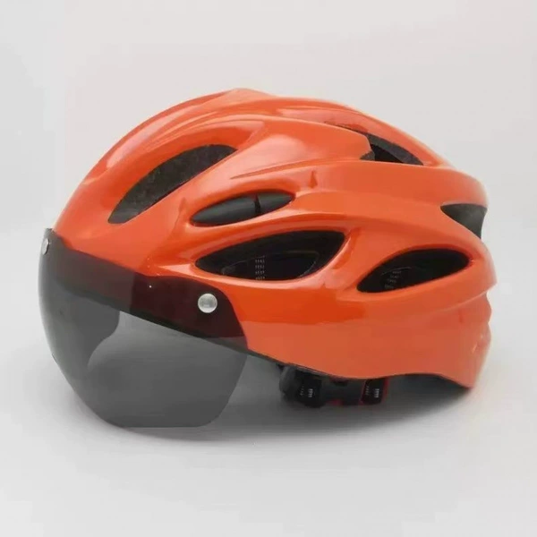 Thor Lightning + Magnetic Mirror Helmet + Orange