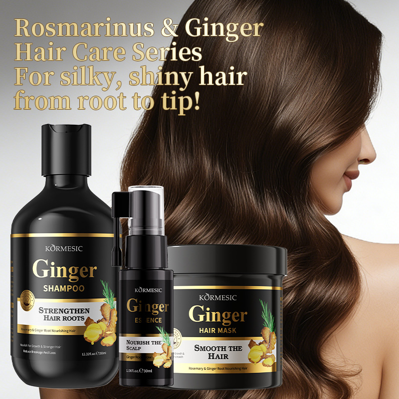 Transfronterizo KORMESIC Rosemary & Ginger Root Wash Series Shampoo Mask Shampoo Essence Comercio Exterior image 3