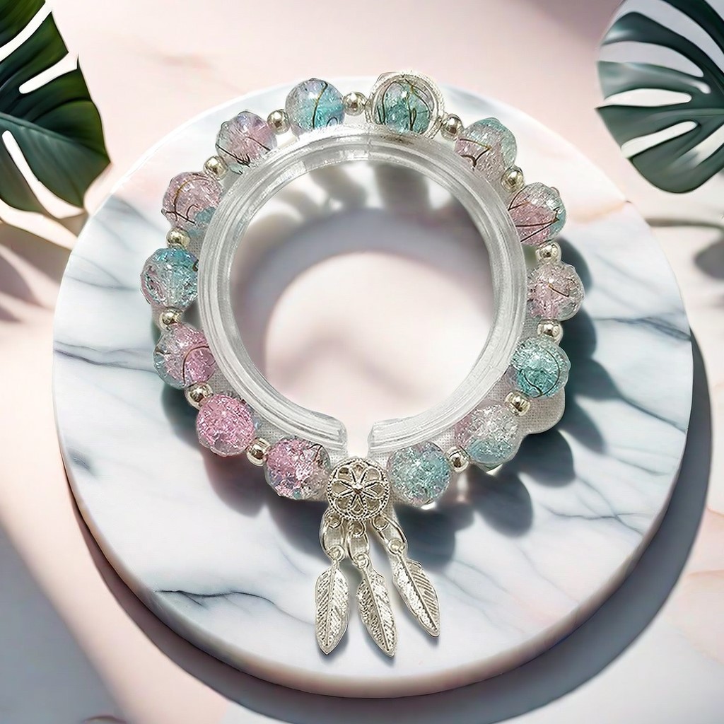 Pulsera de Lirio de los Valles Súper Hada, Promoción Especial 2025, para Mujer, Fresca y Única, Sensación de Alta Gama, Regalo de Pulsera con Cuentas para Mejor Amiga Estudiantil