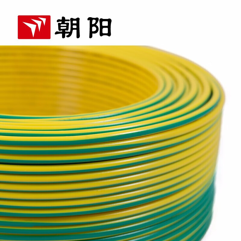 Chaoyang cable ZB-BV ignífugo estándar nacional cable de un solo núcleo de cobre cable de iluminación 1.5 cuadrado bicolor 200 metros