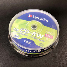 威宝光盘CD-RW刻录盘 可擦写 空白光碟700MB 10片可重复刻录光碟