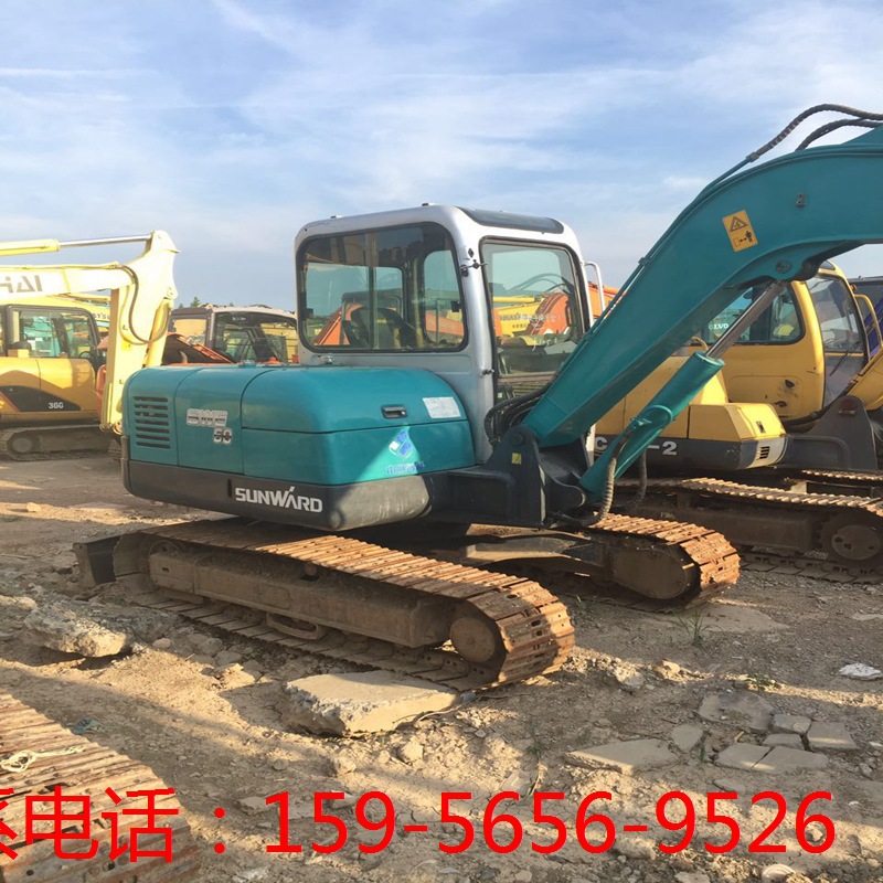 山河60二手挖掘机 6吨自重适合园林绿化 欢迎来电选购