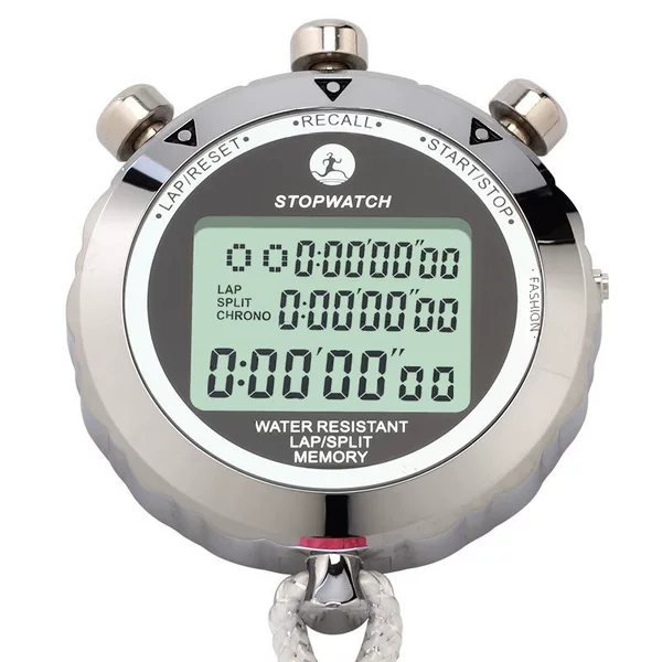 PS-6100 metal three-row display 100-channel memory stopwatch with various styles manufacturer