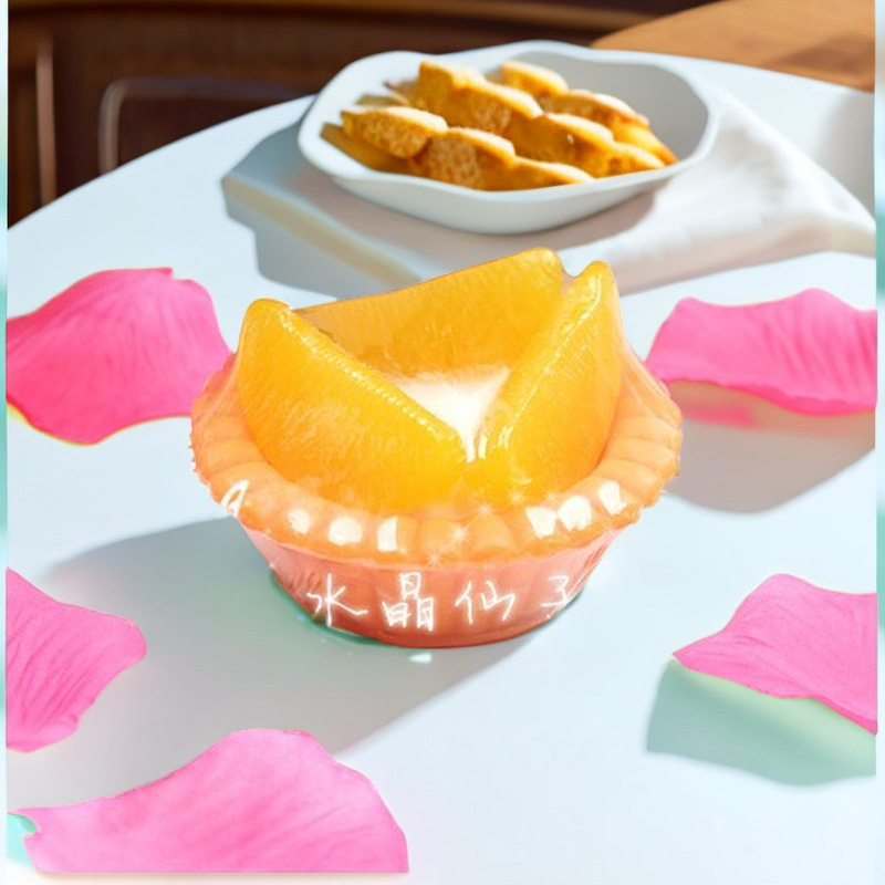 Handmade soap orange egg tart cake gourmet children's soap creative…