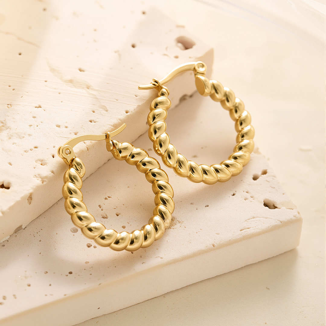 Eh017 earrings gold