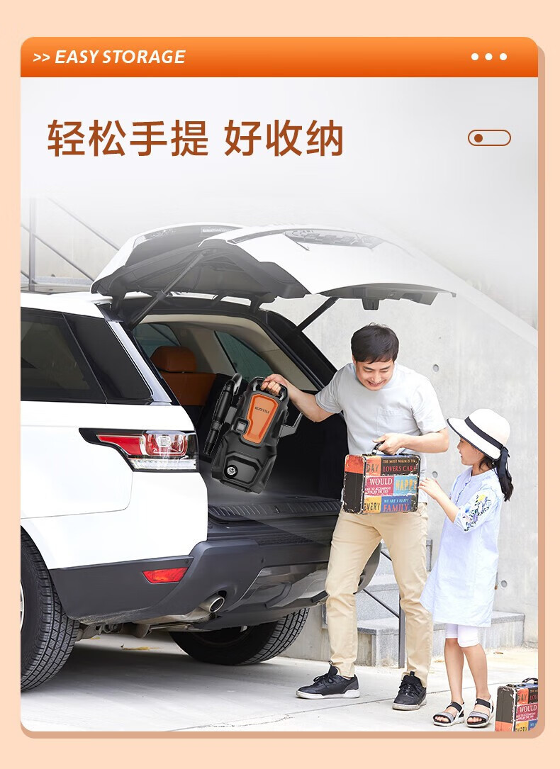 Yili High-Pressure Car Washing Machine Household Car Washing Artifact High-Pressure Water Gun Car Washing Water Gun Household Portable Cleaning Machine 3500
