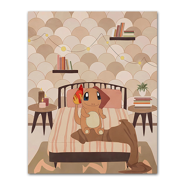 Cross -border Shopee Japanese anime decorative painting Pokémon…