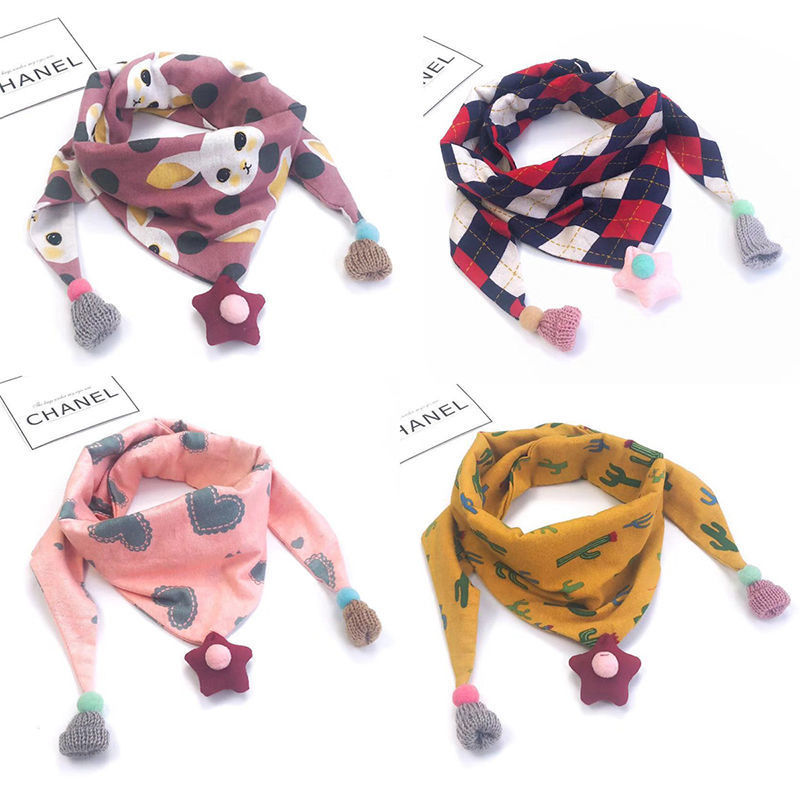 Children's Scarf Autumn and Winter Bib Winter Thin Section For Girls and Boys To Keep Warm