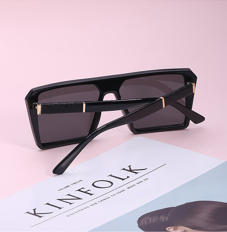 Fashion Geometric Large Frame Sunglasses display picture 14