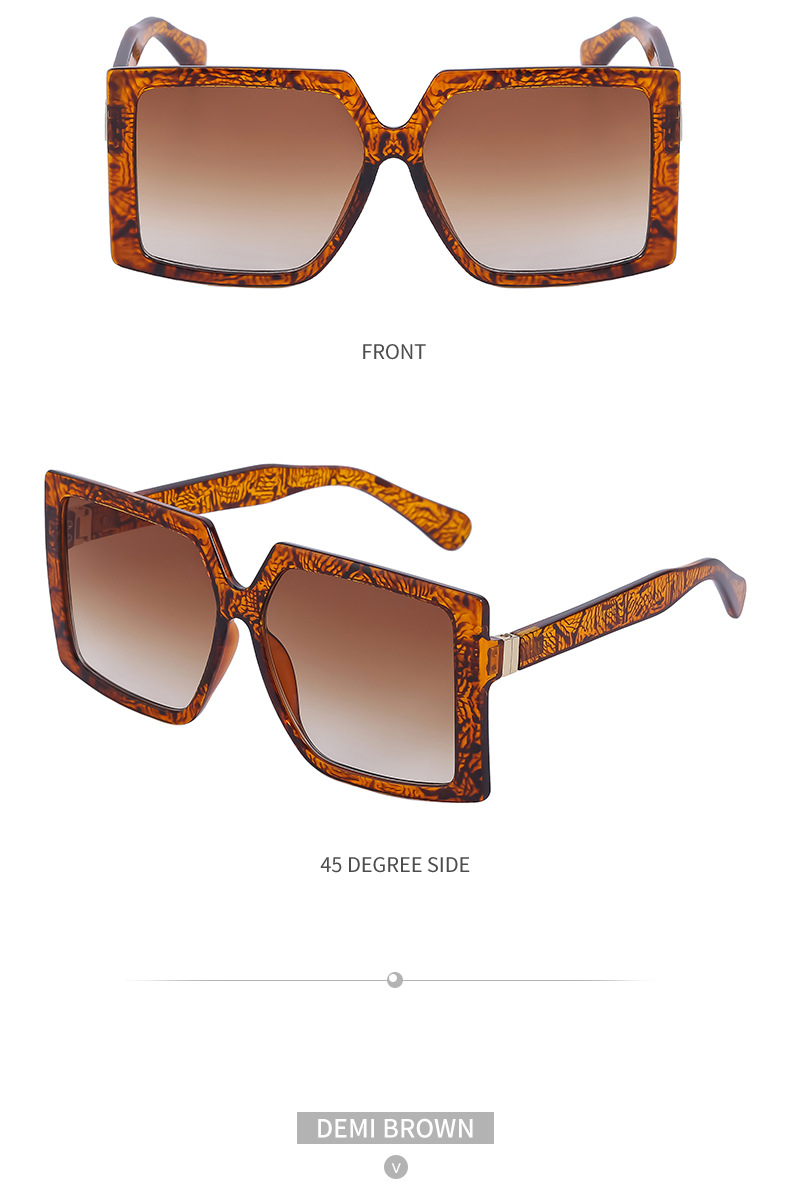 2021 New European And American Fashion Sunglasses Men's Trend Cross-border Sunglasses display picture 5