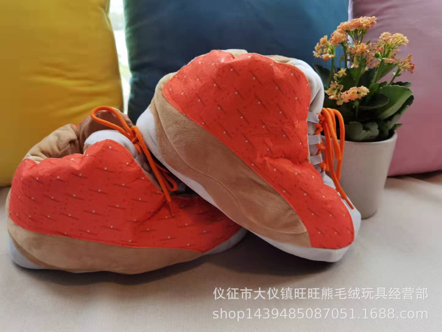 Tiktok mismo estilo parodia zapatos de grasa Coco pareja Zapatillas de algodón volver al futuro casa piso Kang hebilla 1 zapatos de algodón
