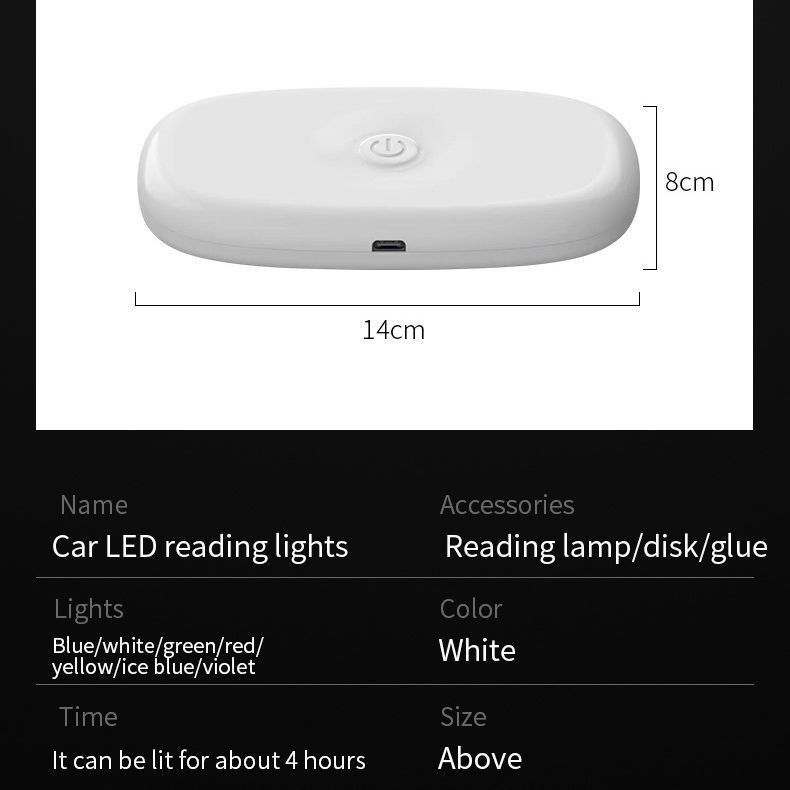 Car reading light led interior light lighting light rear car ceiling light trunk roof light indoor light