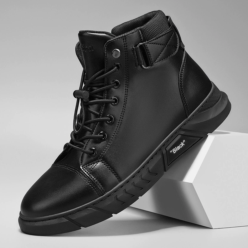 Мужские ботинки Martin, трансграничная торговля, мужская обувь больших размеров, осенне-зимние высокие ботинки на толстой подошве для походов, короткие ботинки, одинарные ботинки, хлопковые туфли размера 32, размер 33.