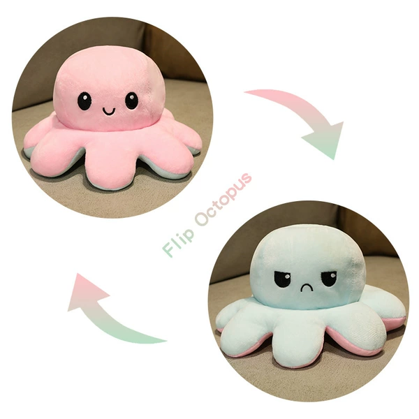 Pink reverse light blue-90cm (can be pulled over)