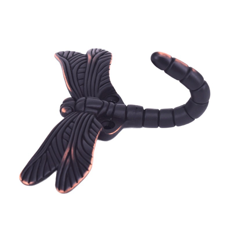 Dragonfly personalizado creativo gancho de ropa gancho de la pared colgando gancho detrás de la puerta gancho de pared