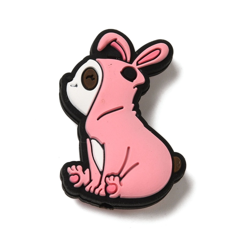 クロスボーダーカラーかわいい漫画動物食品シリコーンビーズストレートホールビーズシリコーンビーズ diy ジュエリーアクセサリー|undefined