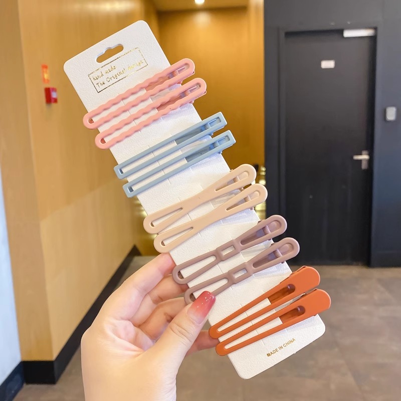 Horquilla de perlas, estilo ins, tocado coreano simple de nicho, clip de una palabra, clip lateral de flequillo simple, tocado