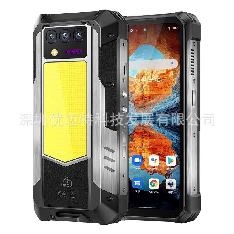 Ouqi WP100 Titan — престижный трехзащитный цифровой мобильный телефон с полным сетевым подключением 5G, водонепроницаемость, 33000 мАч