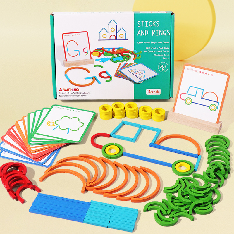 Juguetes de rompecabezas infantiles inteligentes de 2 - 3 - 4 - 5 - 6 años de edad, niños y niñas, puzzle de madera creativo para bebés