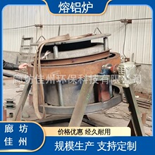 生物质熔铝炉铝灰回转炉无害化废铝渣铝灰处理工艺金属熔炼煅烧炉