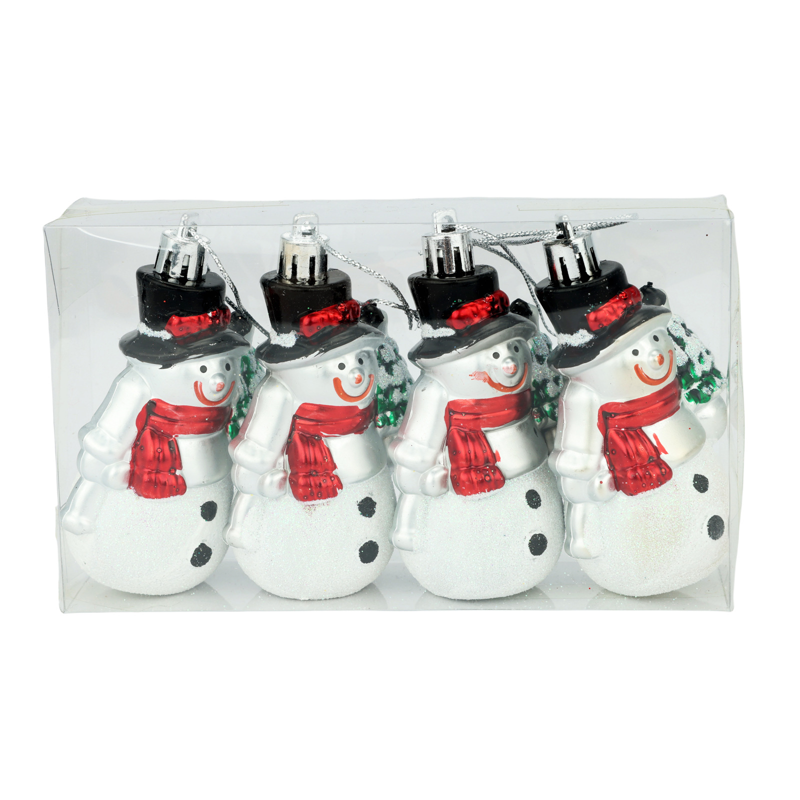 Ziemassvētku eglītes rotājums Jauns Ziemassvētku Ziemeļvalstu krāsots piekarināms sveķu kulons Sniegavīrs piekārts Creative_voghion.com