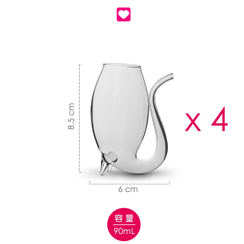 Borosilicato resistente al calor vidrio resistente al frío olla de vino vidrio copa de vino traje creativo decantador espíritus conjunto de cinco piezas