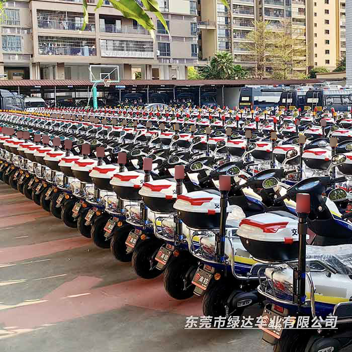 72v Electric Two-wheeled Patrol Car 2-wheeled Security Patrol Electric Motorcycle (72v Ruijie Extension)