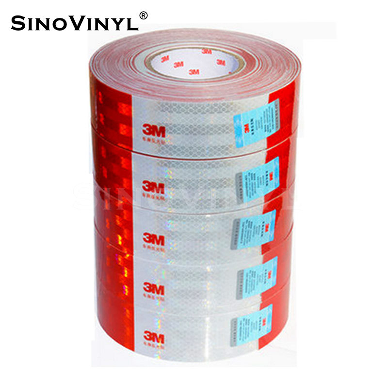 3M pegatinas reflectantes 983D cuerpo del coche logotipo reflectante camión advertencia pegatinas reflectantes camión revisión anual cinta reflectante