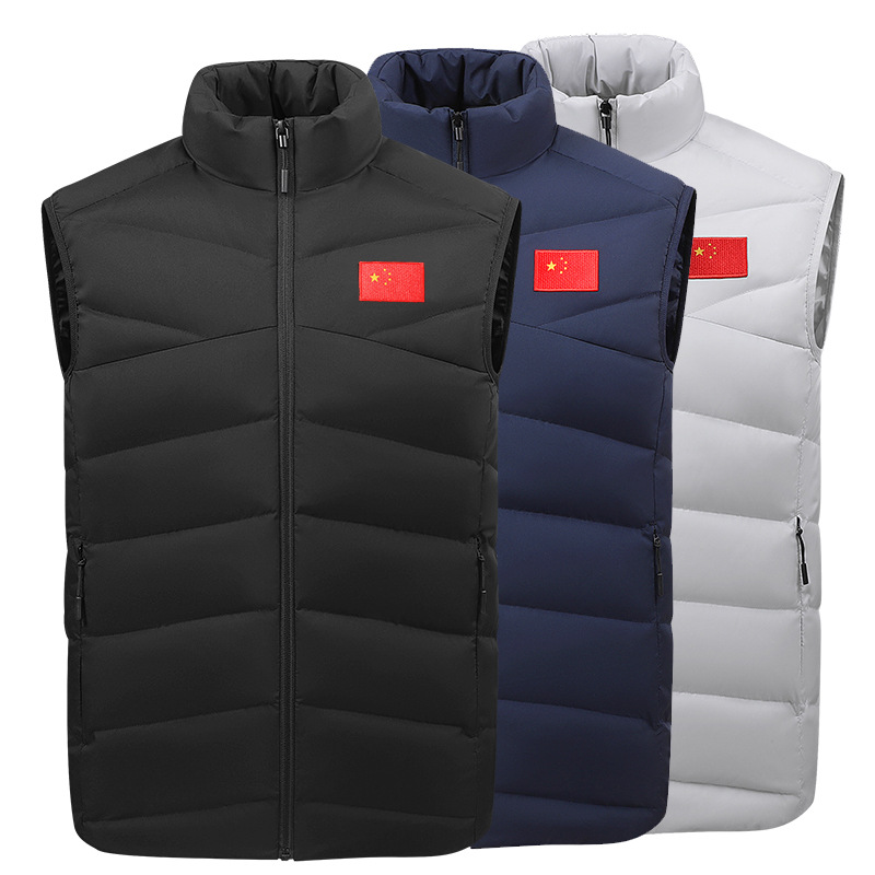 2025 New Winter down Jacket Sports Vest for Men and Women, Couple and Family Wear, Lightweight and Warm Group Training Jacket