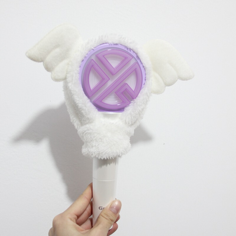 Zhang Yixing ラムシューズサポートスティックライトカバーぬいぐるみ保護カバーコンサート蛍光スティック装飾ハンドライトカバー周辺機器|undefined