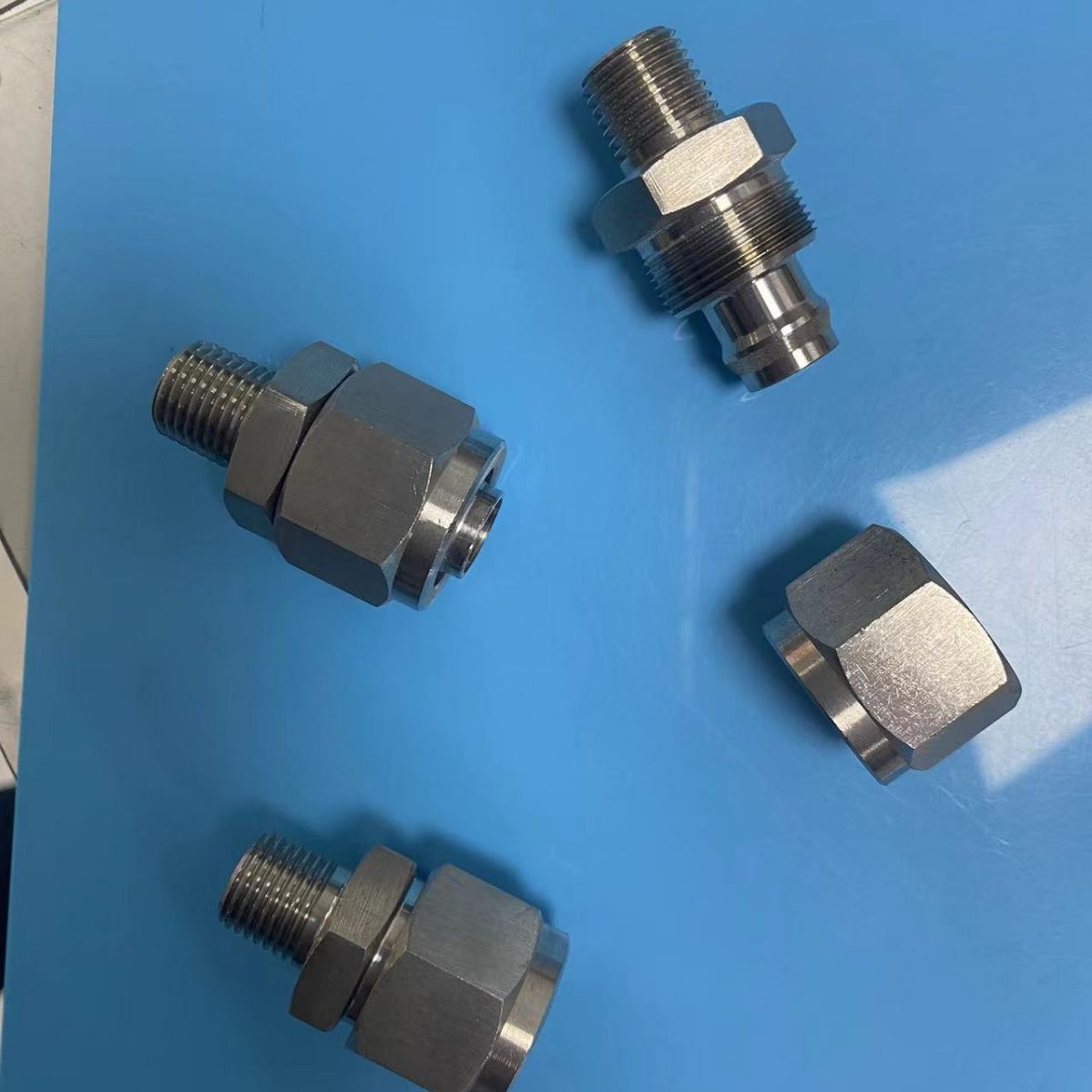 不锈钢304快拧外直通 PU气管尼龙管软管快速接头ZG3/8-6810121416