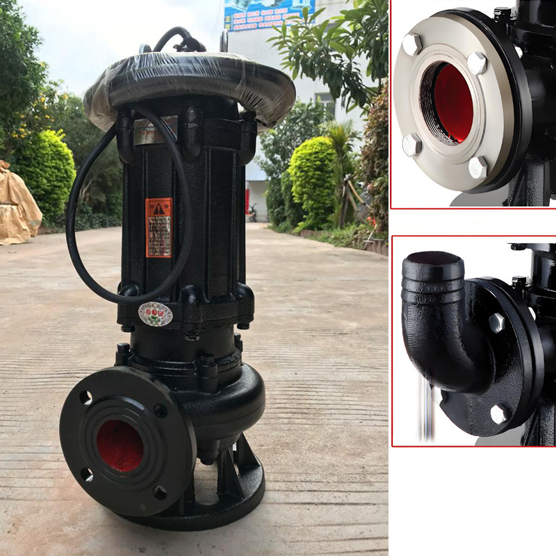 上海凯泉JYWQ/E排污泵切割污水提升泵380V三相国标工业移动潜水泵