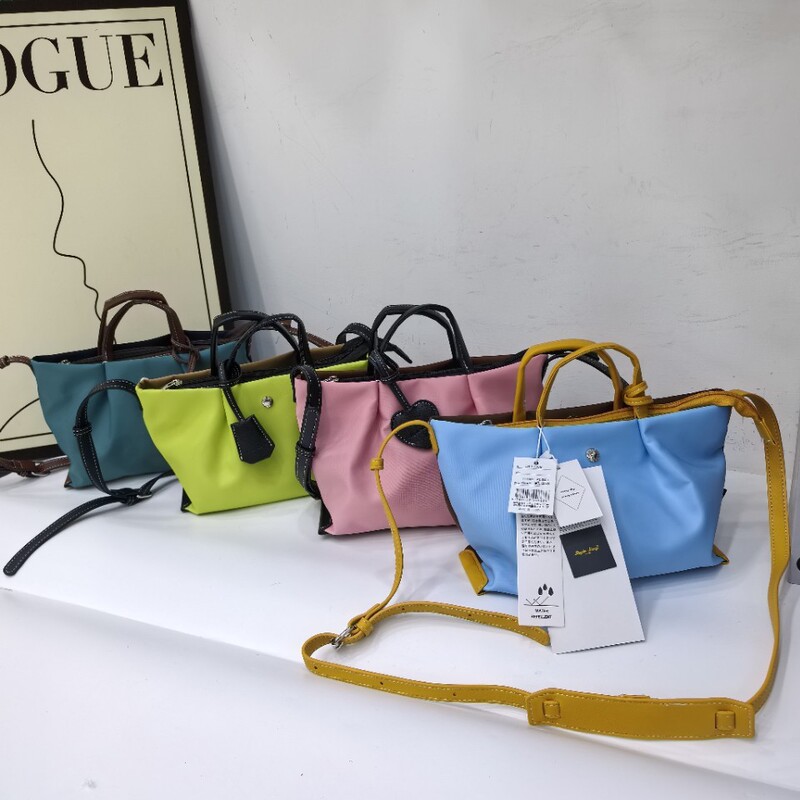 Legato Largo Japan Rakuten Shoulder Nylon Contrast Color Crossbody Bag Waterproof Single Shoulder Handbag for Women Small Size