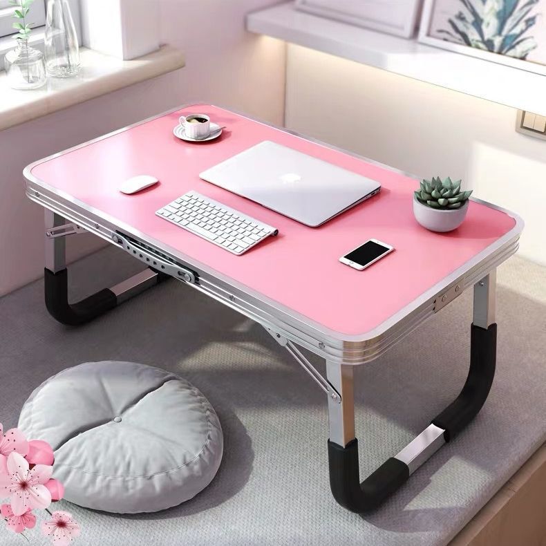 Folding Small Desk for Bed, a Must-Have Dormitory Item, Student Study Desk, Laptop Aluminum Alloy Computer Desk