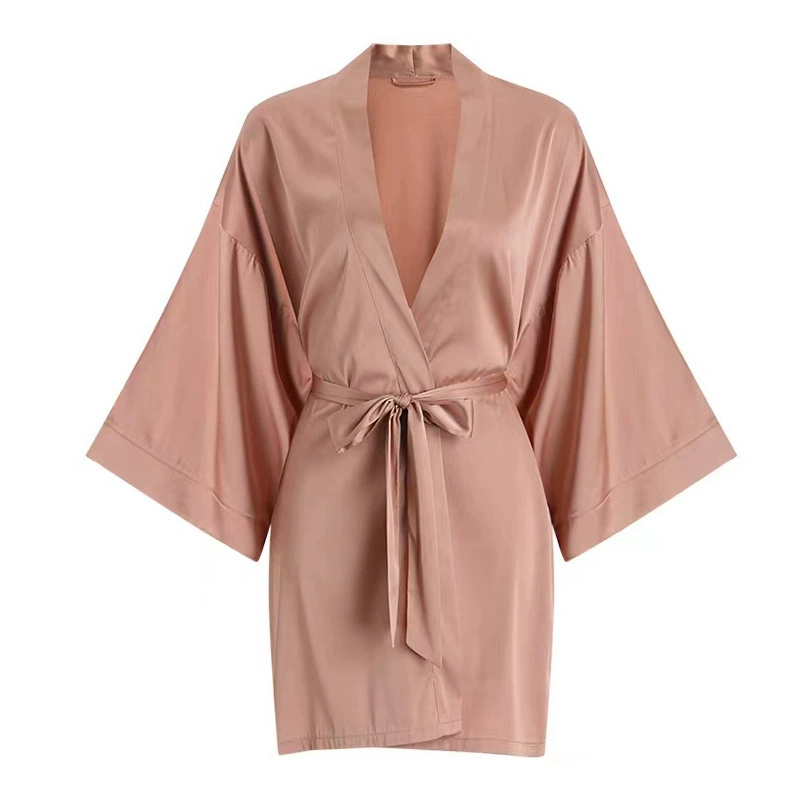 Meishilan bathrobe without suspension single -piece bathrobe 169