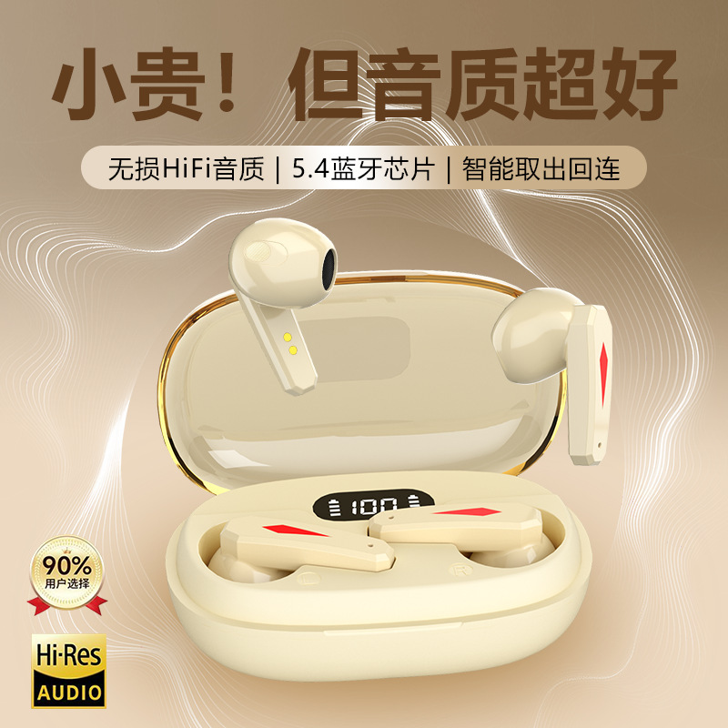 TS19挂耳式跨境新款高音质长续航舒适佩戴智能数显触控私模通用|undefined